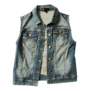 Fire Los Angeles Denim Vest Jacket Nordstrom Ladies Women Y2K